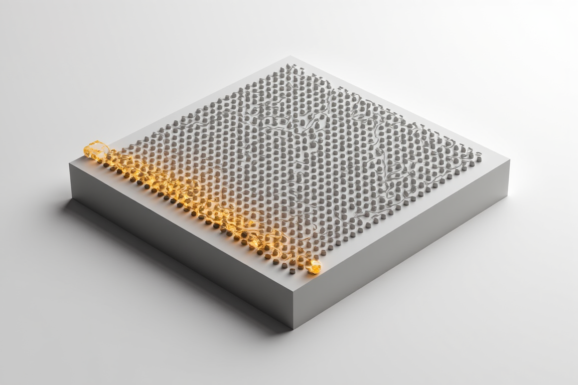 Fine-tuning with LoRA: a large frozen gray base model with two skinny amber low-rank strips.