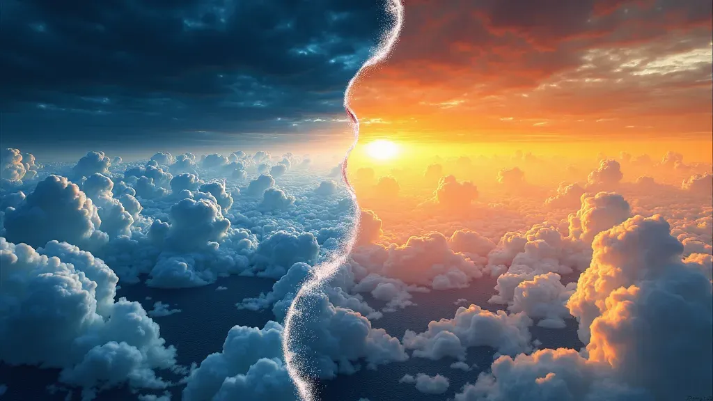 Raw upstream weather on one side, a forecast you can act on the other, with the data pipeline in between.